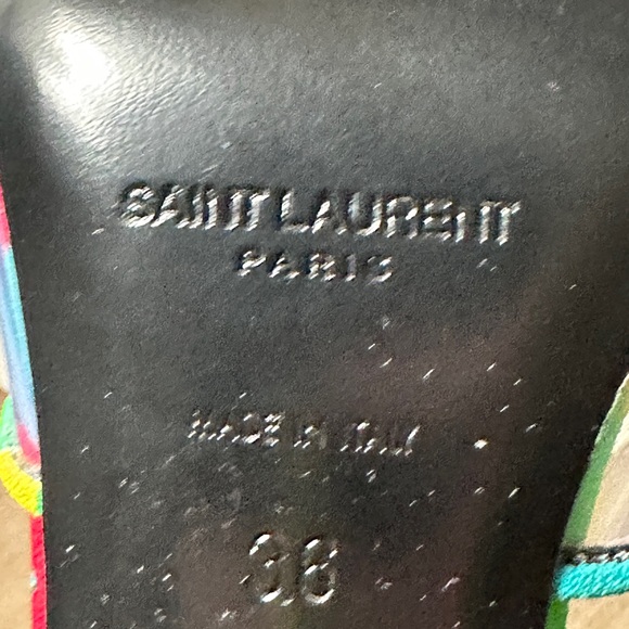 Saint Laurent Mules Size 6 NIB - Picture 9 of 10